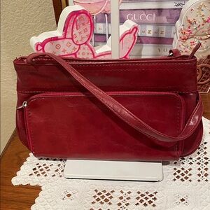 Crossbody Bag in Deep Red
